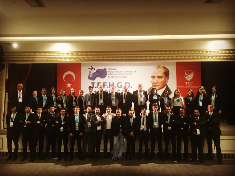 Türkiye Faal Futbol Hakemleri ve Gözlemcileri Derneği Kongresi — Karo Organizasyon saha ekibi